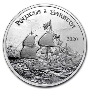 Scottsdale Mint 2020 Antigua a Barbuda 1 oz Silver Rum Runner BU