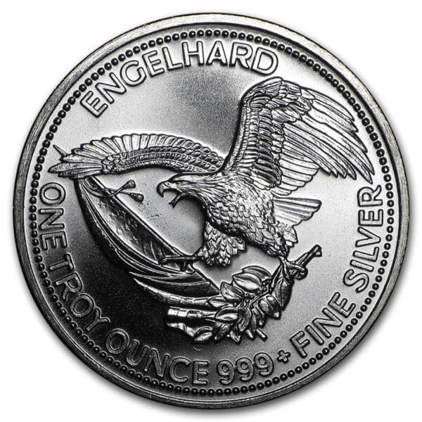 1 oz Stříbrná mince - Engelhard Prospector - Image 2