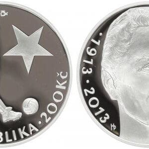 200 Kč 2013 - Josef Bican, PROOF
