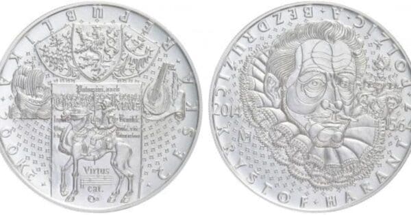 200 Kč 2014 - Kryštof Harant z Polžic a Bezdružic, Proof