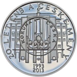 2013 20. VÝROČÍ ZALOŽENÍ ČNB A VZNIK ČESKÉ MĚNY Proof