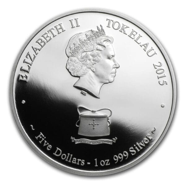 2015 Tokelau 1 Oz  $ 5 Rok Kozy - Image 2