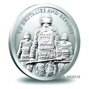 2018 Silver Shield 2 OZ Slave Police State
