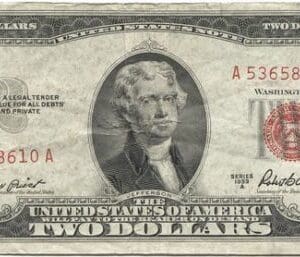 2 dolary 1953A (Jefferson)