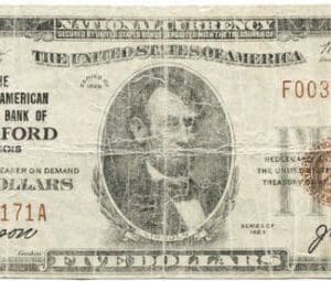 5 dolarů 1929 (Lincoln)