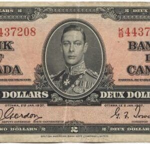 2 dolary 1937 (George VI)
