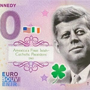0 Euro John F. Kennedy Color