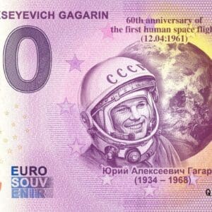 0 Euro YURI ALEKSEYEVICH GAGARIN 2021