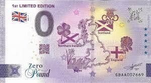 1st Limited Edition £0