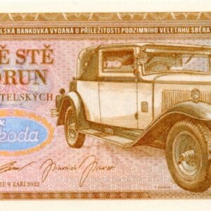 200 Korun sběratelských Škoda 645