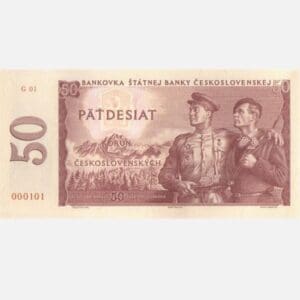Bankovka 50 KČS 1963