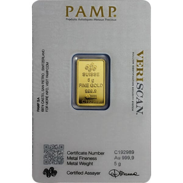 5g PAMP Fortuna Investiční zlatý slitek - Image 2