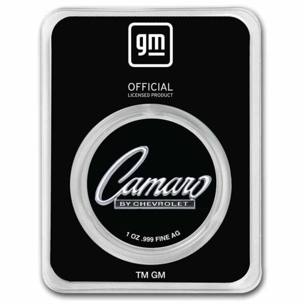 Stříbrná mince Chevrolet Camaro 1 oz USA - Image 3
