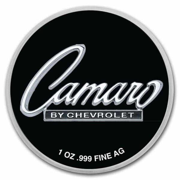 Stříbrná mince Chevrolet Camaro 1 oz USA - Image 4