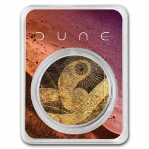 Stříbrná mince Sand Worm 1 oz Colorized DUNE® USA