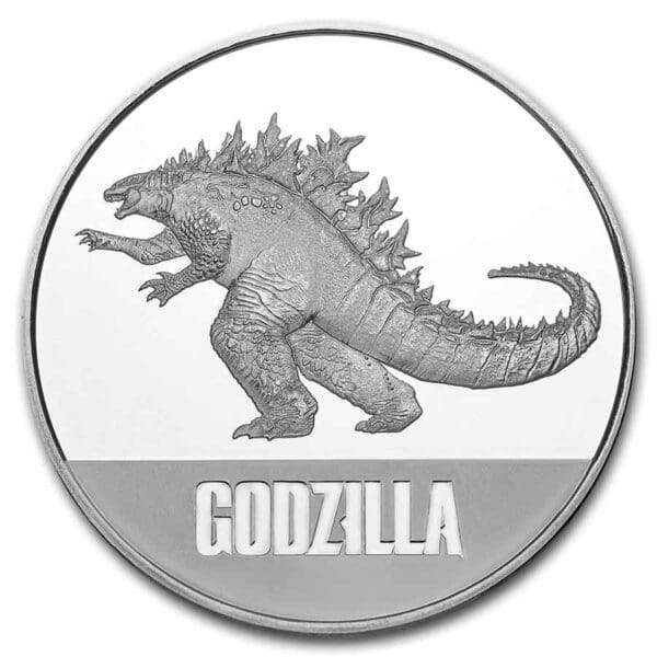 9Fine Mint Godzilla blister 1 Oz - Image 2