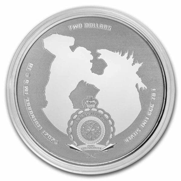 9Fine Mint Godzilla blister 1 Oz - Image 3