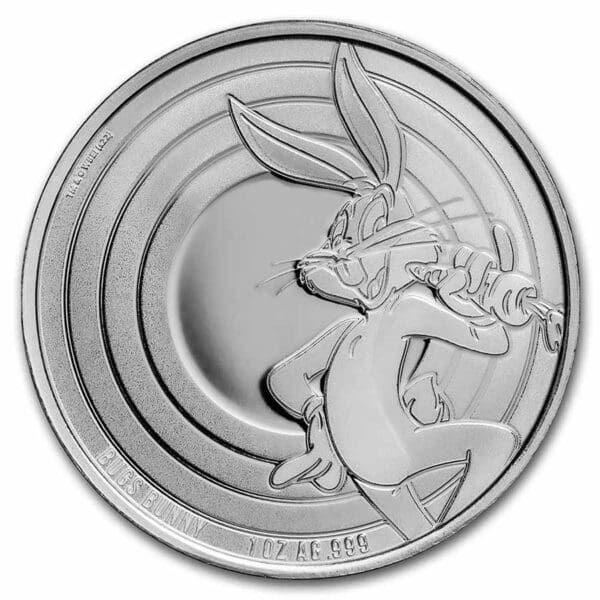 Stříbrná mince Looney Tunes Bugs Bunny 1 Oz 5 USD 2022 Samoa