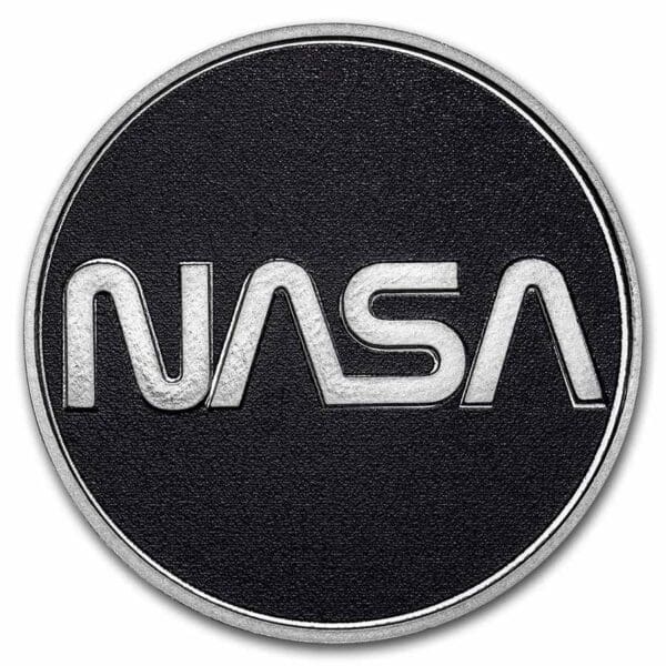 Stříbrná mince NASA Retro Worm 1 oz 10 $ 2022 USA - Image 2