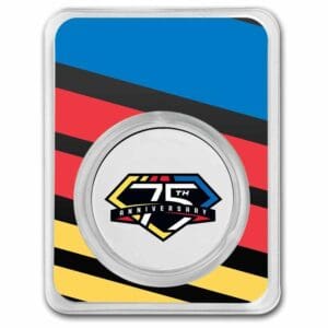 9Fine Mint NASCAR 75th 1 Oz TEP