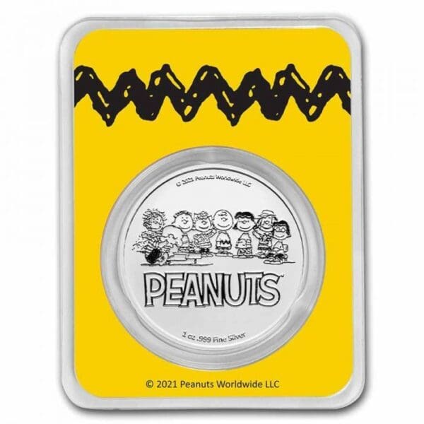 Stříbrná mince Peanuts® Charlie Brown 1 oz 2021 USA Colorized - Image 4