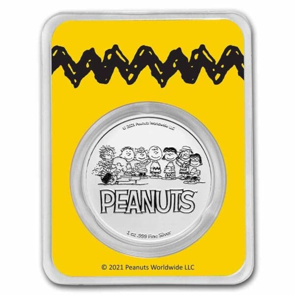 Stříbrná mince Peanuts® Linus Van Pelt 1 oz 2021 USA - Image 4