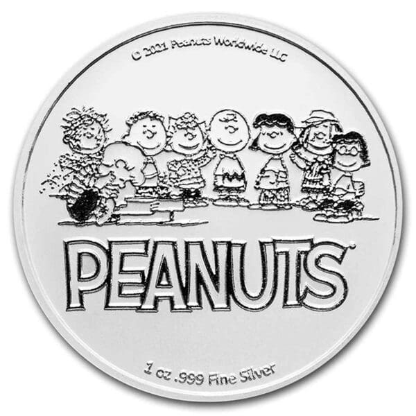 Stříbrná mince Peanuts Worldwide® Charlie Brown 1 oz USA - Image 2