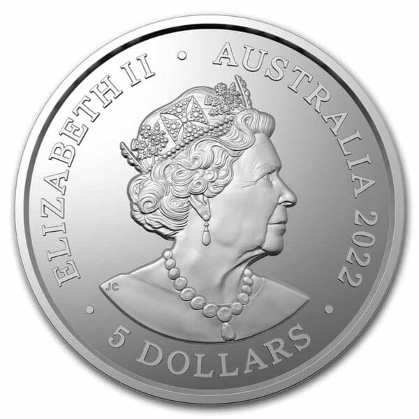 Stříbrná mince Dusky Dolphin 1 oz 5 USD 2022 Austrálie - Image 2