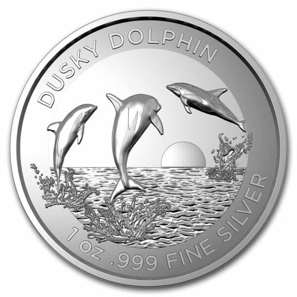 Stříbrná mince Dusky Dolphin 1 oz 5 USD 2022 Austrálie