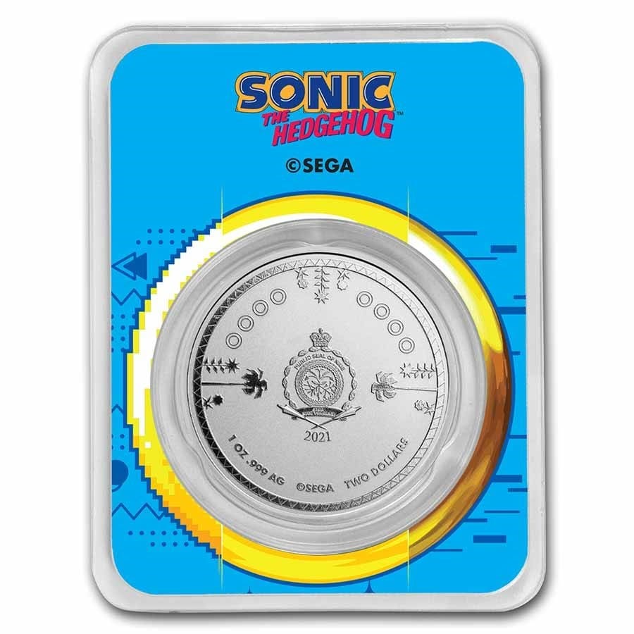 Stříbrná Mince Sonic the Hedgehog 1 Oz - Obrázek 3