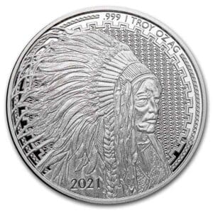 Stříbrná mince Liberty  Trade Buffalo 1 Oz 2021