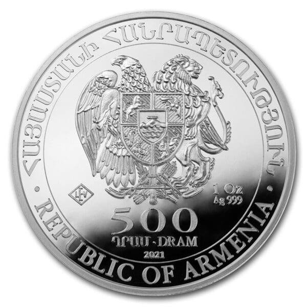 BH Mayer Kunstprageanstalt GmbH 1 Oz stříbro Noemova archa - Image 2