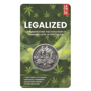 Stříbrná mince Legalized Washington DC 1 oz 2018 USA