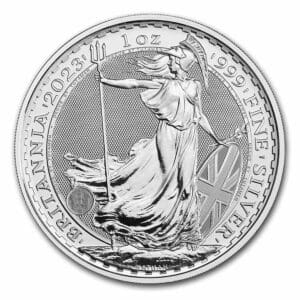 Velká Británie 1 oz Stříbro Britannia BU 2023