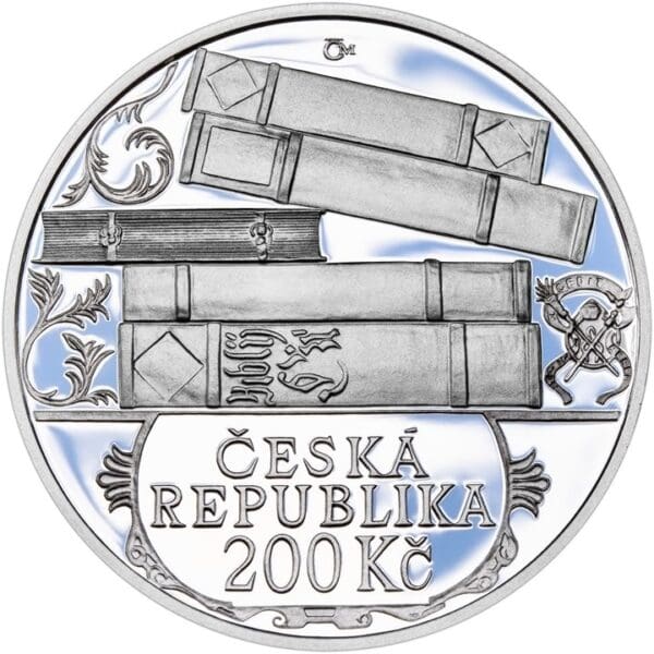 Stříbrná Mince 500. výročí narození Jiřího Melantricha z Aventina 13 g 200 Kč 2011 Česka Republika proof