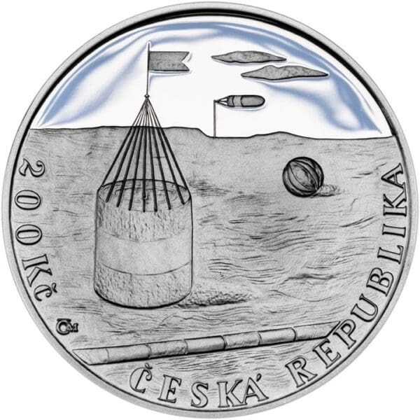 Stříbrná Mince - Kamil Lhoták 200 Kč 2012 Proof Česká mincovna - Image 2