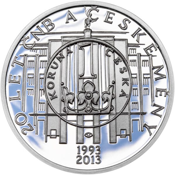 Česká mincovna Mince 200 Kč 2013 - 20 let ČNB a české měny Proof - Image 2
