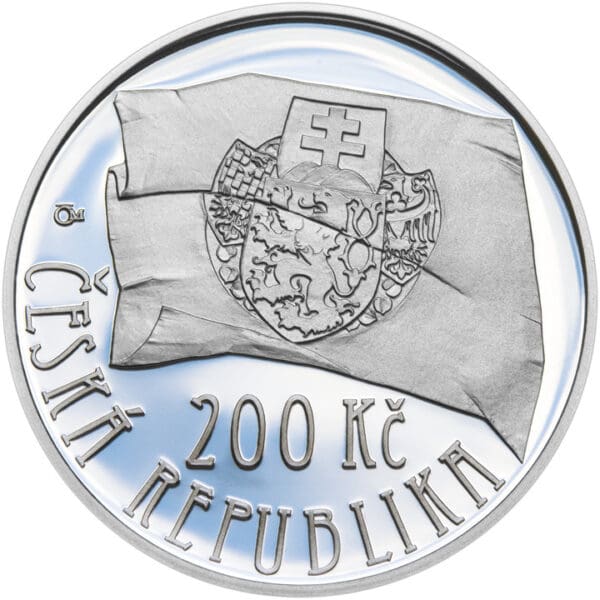 Česká mincovna Mince 2014 - 200 Kč Založení československých legií - proof - Image 2