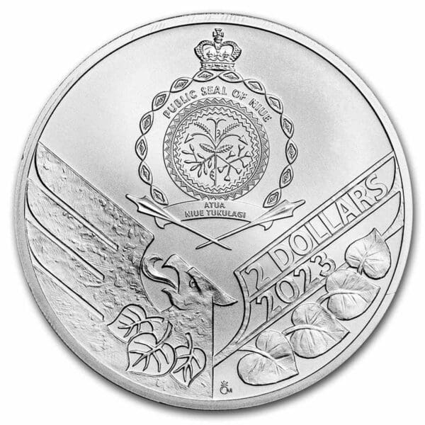 Česká mincovna Stříbrná mince Stříbrný Český Lev 1 Oz $2 2023 Niue - Image 2
