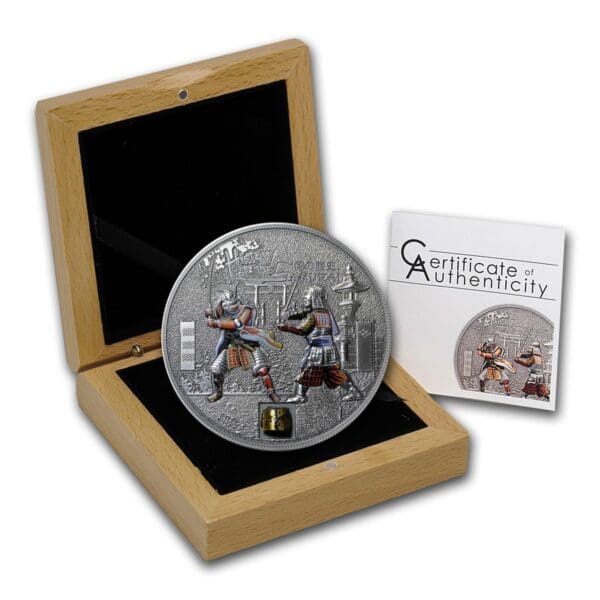 COOK ISLANDS HISTORIE -  SAMURAI  1 oz - Image 3