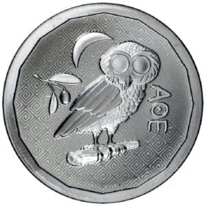 East India Company ATHENA  Sova  2024 1 £ 1 OZ  STŘÍBRNÁ  MINCE – SVATÁ HELENA
