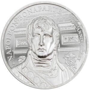 Stříbrná mince Napoleon - 200. výročí 1 Oz 1 £ 2021 Svatá Helena Proof