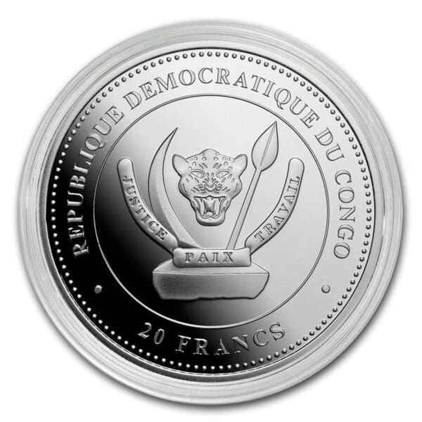 Geiger Edelmetalle 2020 Demokratická republika Kongo Predators Tiger 1 oz - Image 2