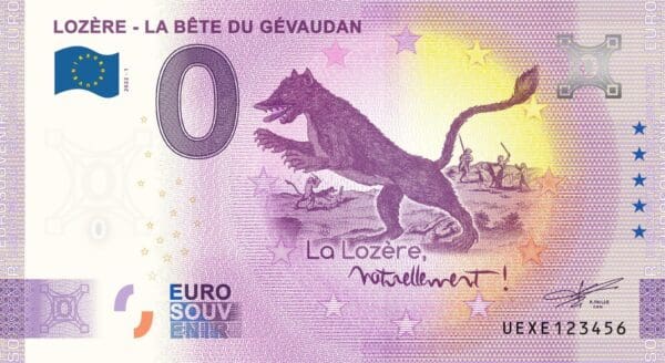 0 euro LA BETE DU GEVAUDAN