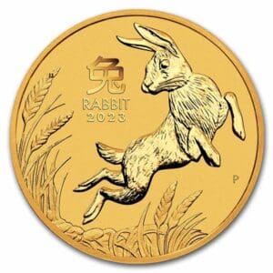 Year of the Rabbit Rok Králíka Lunární 1/2 Oz 2023