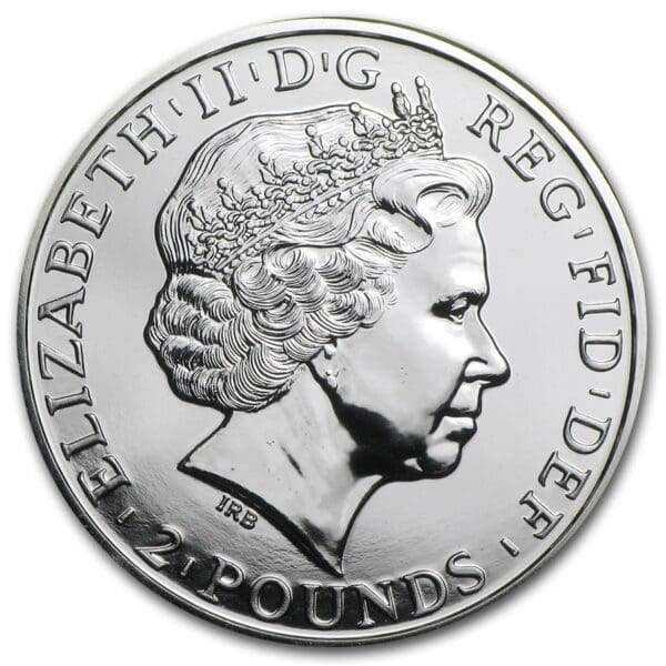 Mince -2014 Velká Británie 1 oz  rok koně - Image 2