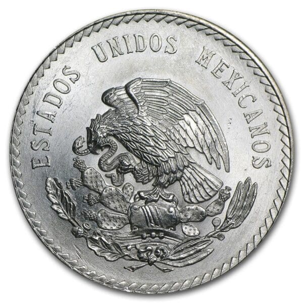 Mincovna Mexico City 1947-1948 Mexiko Silver 5 Pesos Cuauhtemoc - Image 2