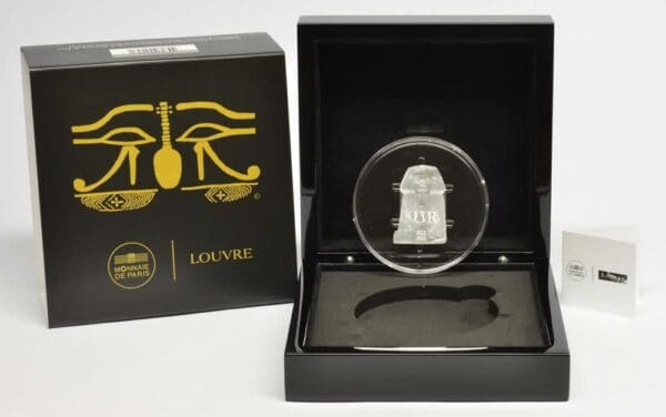 Stříbrná mince Louvre 22,2 g 10 € 2022 Francie Proof - Image 3