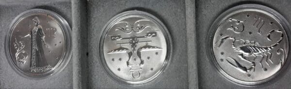 Moscow Mint of Goznak Mince Rusko 2 Rubl znamení zvěrokruhu  sada 12 ks - Image 2