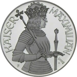 Münze Österreich Mince : 1992 MAXIMILIAN I.